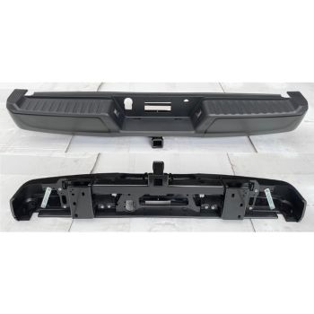 FORD TRUCKS & VANS FORD/PU F150 HYBRID REAR STEP BMP ASSY BLACK (WO/SENSOR)(W/STD TOW HITCH) OEM#ML3Z17906AAPTM-PFM 2021-2023 PL#FO1103251