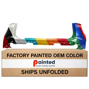 FORD TRUCKS & VANS EDGE  REAR BUMPER COVER UPPER PRIMED (W/ACTIVE PK ASSIST)(W/2 SIDE SENSOR HOLE) OEM#FT4Z17810GPTM 2015-2018 PL#FO1114106