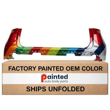 FORD TRUCKS & VANS EDGE REAR BUMPER COVER UPPER PRIMED (W/2 SENSOR HOLE)**CAPA** OEM#FT4Z17810GPTM (P) 2015-2018 PL#FO1114106C