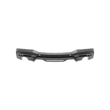FORD MUSTANG REAR BUMPER COVER LOWER TEXTURE (W/SENSOR)(WO/ACTIVE WAVE EXHAUST)(EXC DARKHORSE) OEM#PR3Z17F828BA 2024-2025 PL#FO1115167