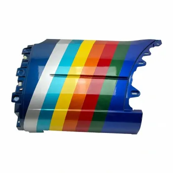 FORD TRUCKS & VANS TRANSIT REAR BUMPER SIDE COVER RIGHT (Passenger Side) TXT-BLACK (OUTER SECTION)(EXC EXTENDED LENGTH)**CAPA** OEM#KK4Z17F774FA 2020-2024 PL#FO1117107C