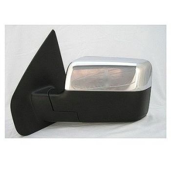 FORD TRUCKS & VANS FORD/PU (F150 EXC HERITAGE) DOOR MIRROR LEFT (Driver Side) PWR/HTD/SIGNAL/PUDDLE/MEMEMORY/PWR-FOLD(CHROME) OEM#8L3Z17683AA 2007-2008 PL#FO1320372