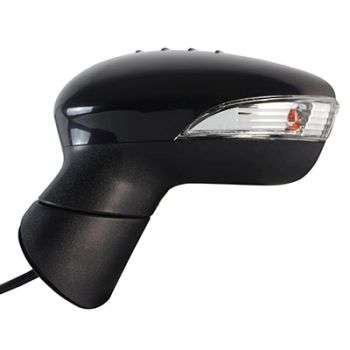 FORD FIESTA/HATCHBACK (EXC ST) DOOR MIRROR LEFT (Driver Side) PWR/N-HTD/SIGNAL (W/SPOT GLASS) OEM#D2BZ17683F-PFM 2014-2019 PL#FO1320460