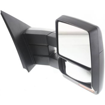 FORD TRUCKS & VANS FORD/PU (F150)(EXC SVT RAPTOR) DOOR MIRROR RIGHT (Passenger Side) PWR/HTD/SIGNAL/PUDDLE (BLK)(DUAL ARM) OEM#7L3Z17682AE 2009-2012 PL#FO1321369