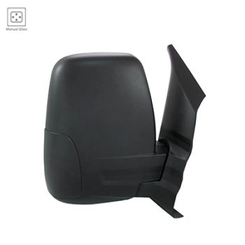 FORD TRUCKS & VANS TRANSIT DOOR MIRROR RIGHT (Passenger Side) MANUAL (MEDIUM/HIGH ROOF)(SHORT ARM)(TEX) OEM#CK4Z17682AA 2015-2019 PL#FO1321550