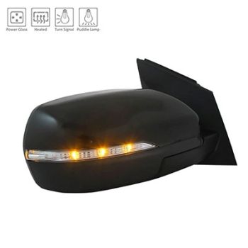 FORD TRUCKS & VANS EDGE DOOR MIRROR RIGHT (Passenger Side) PWR/HTD/PUDDLE/M-FOLD W/BLIND SPOT GLASS (PTD CVR) OEM#FT4Z17682CB-PFM 2015-2018 PL#FO1321560