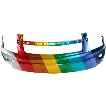 GM TRUCKS & VANS EQUINOX FRONT BUMPER COVER TOP-PRM/LWR TEXTURED GRAY (LS/LT)(W/FOG)**CAPA* OEM#12335874 2005-2006 PL#GM1000726C