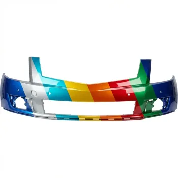 CADILLAC SRX FRONT BUMPER COVER PRIMED UPPER (W/O WASHER)(W/SENSOR) OEM#20847176 2010-2012 PL#GM1000916