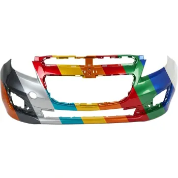 CHEVROLET SPARK FRONT BUMPER COVER PRIMED (W/FOG) (2LT) OEM#95141830 2013-2015 PL#GM1000934