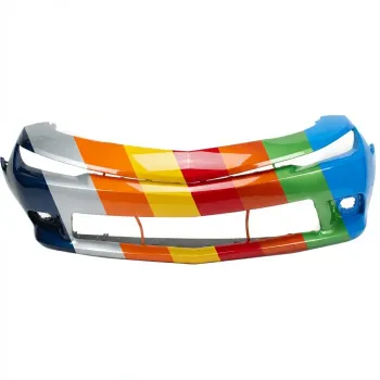 CHEVROLET CAMARO COUPE FRONT BUMPER COVER PRIMED (SS)(WO/RS PKG)(WHITE SS BADGE)**CAPA** OEM#22997719 2014-2015 PL#GM1000966C