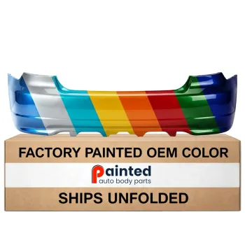 BUICK LUCERNE REAR BUMPER COVER PRIMED (W/ REAR SENSOR)(WO/SIDE SENSOR)(W/VALANCE)**CAPA** OEM#25813609 2008-2011 PL#GM1100819C