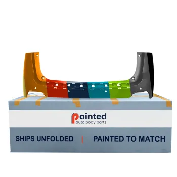 GM TRUCKS & VANS TERRAIN /TERRAIN DENALI (GMC) REAR BUMPER COVER PRIMED (W/SENSOR)**CAPA** OEM#23196406 2010-2015 PL#GM1100863C