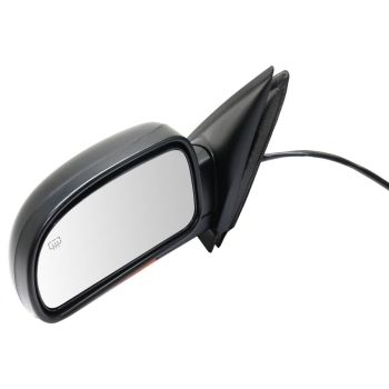 GM TRUCKS & VANS TRAILBLAZER DOOR MIRROR LEFT (Driver Side) POWER/HEATED (W/MEMORY)(M-FOLD)(AMBER LAMP)(Exc SS MDL)(TXT) OEM#15789785 2004-2007 PL#GM1320323