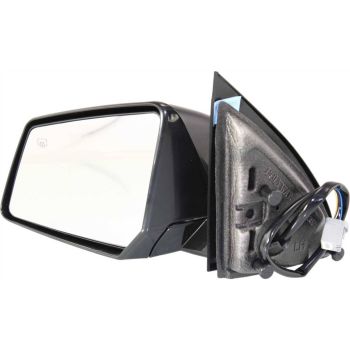 GM TRUCKS & VANS ACADIA / ACADIA LIMITED DOOR MIRROR LEFT (Driver Side) PWR/HTD/M-FOLD (WO/SIGNAL)(1st DESIGN)BLACK OEM#25894453 2007-2008 PL#GM1320363
