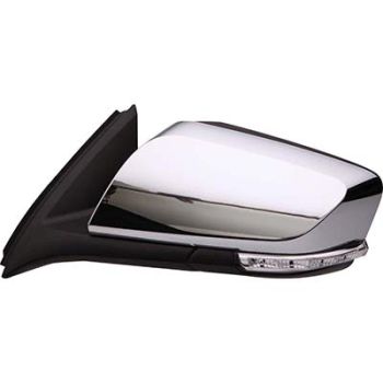 CHEVROLET IMPALA (NEW)(4pc T/L) DOOR MIRROR LEFT (Driver Side) PWR/HTD/SIGNAL/PUDDLE/MEMORY (WO/BSD OEM#22936937-PFM 2014-2017 PL#GM1320460