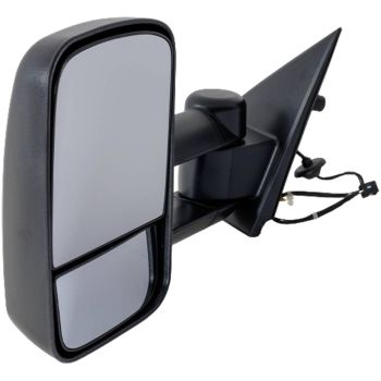 GM TRUCKS & VANS SILVERADO/PU 2500/3500 (CHEVY) DOOR MIRROR LEFT (Driver Side) PWR/HTD/M-FOLD (TOW TYPE)(DUAL ARM)(NO SIGNAL IN GLASS)(BLK) OEM#22820397-PFM 2015 PL#GM1320485