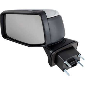 GM TRUCKS & VANS SILVERADO/PU 1500 (22 OLD STYLE) DOOR MIRROR LEFT (Driver Side) PWR/HTD (W/SPOT GLASS)(CHROME CVR)(STD) OEM#86588302-PFM 2019-2022 PL#GM1320585