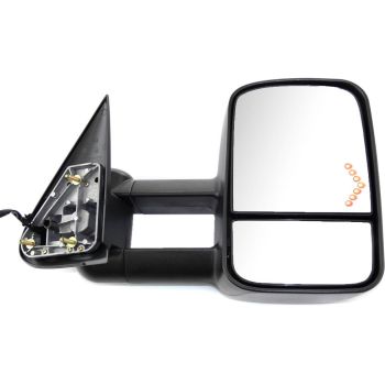 GM TRUCKS & VANS YUKON/YUKON XL (GMC) DOOR MIRROR RIGHT (Passenger Side) POWER/HEATED (W/SIGNAL IN GLASS)(TOW TYPE)((DUAL MIRROR)(TEXT) OEM#15904035 2003-2006 PL#GM1321355