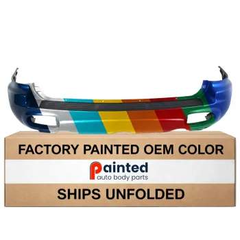 HYUNDAI SANTA FE  REAR BUMPER COVER PRIMED (W/STEP PAD) OEM#8661026900 2001-2004 PL#HY1100132