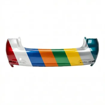 HYUNDAI GENESIS SEDAN  REAR BUMPER COVER PRIMED (WO/SENSOR)(3.8/5.0L)**CAPA** OEM#86611B1000 2015-2016 PL#HY1100203C