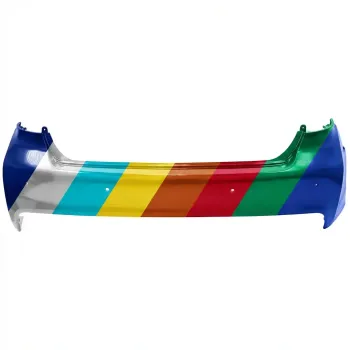 HYUNDAI SONATA HYBRID  REAR BUMPER COVER PRIMED (W/SENSOR) OEM#86610E6000 2016-2017 PL#HY1100221