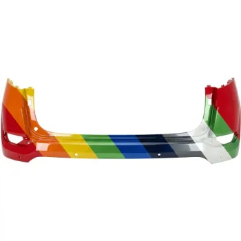 HYUNDAI TUCSON REAR BUMPER UPPER COVER PRIMED (W/ SENSOR) OEM#86640D3000 2016-2018 PL#HY1114104