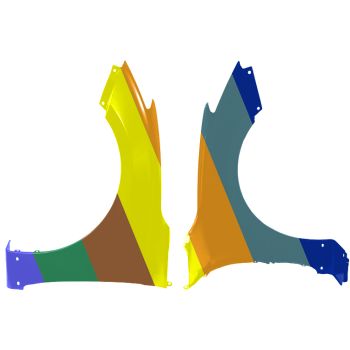 HYUNDAI VELOSTER FENDER LEFT (Driver Side) (1.6L W/TURBO) OEM#66311J3010 2019-2021 PL#HY1240175