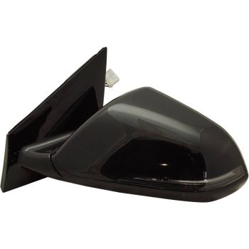 HYUNDAI SONATA DOOR MIRROR LEFT (Driver Side) PWR/HTD/SIGNAL (W/BSD)(WO/MEMORY)(GLOSS BLK)(MAN-FOLD) OEM#87610C2560 2018-2019 PL#HY1320239