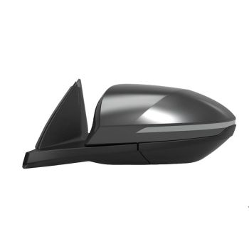 HYUNDAI TUCSON DOOR MIRROR LEFT (Driver Side) PWR/SIGNAL (SE MDL)(W/BSD)(USA BUILT)(BLACK CVR) OEM#87610CW070 2022-2024 PL#HY1320336