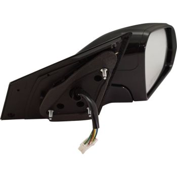 HYUNDAI SONATA  DOOR MIRROR RIGHT (Passenger Side) PWR/HTD/SIGNAL (W/BSD)(W/MEMORY)(GLOSS BLACK)(MAN-FOLD) OEM#87620C2070 2015-2017 PL#HY1321229