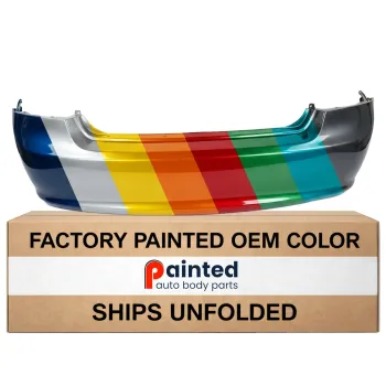 KIA SPECTRA SEDAN (New Style/W/ 2.0L) REAR BUMPER COVER PRIMED OEM#866112F500 2007-2009 PL#KI1100136