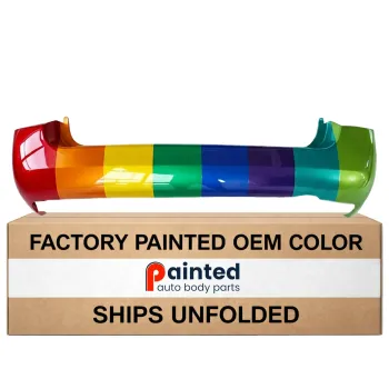 KIA SEDONA MINIVAN REAR BUMPER COVER PRIMED (BASE MDL)(SHORT WB) OEM#866114D101 2007-2011 PL#KI1100139