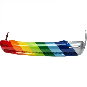 KIA SORENTO REAR BUMPER COVER TEXTURED BLACK (LX/EX)(W/SENSOR) OEM#866101U010 2011-2013 PL#KI1100154