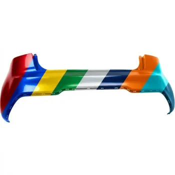 KIA RIO5 HATCHBACK REAR BUMPER COVER PRIMED OEM#866111W200 2012-2015 PL#KI1100166