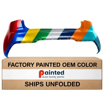 KIA RIO5 HATCHBACK REAR BUMPER COVER PRIMED OEM#866111W200 2012-2015 PL#KI1100166