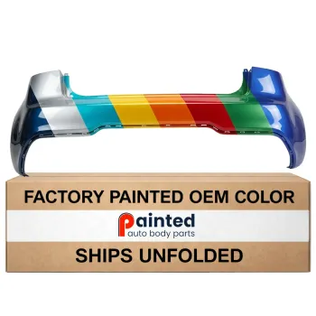 KIA RIO5 HATCHBACK REAR BUMPER COVER PRIMED **CAPA** OEM#866111W200 2012-2015 PL#KI1100166C