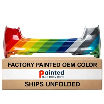 KIA OPTIMA REAR BUMPER COVER PRIMED W/O PARK ASSIST SYSTEM (USA) OEM#86611D5000 2016-2018 PL#KI1100204