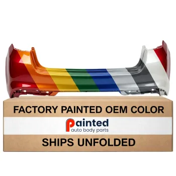 KIA OPTIMA REAR BUMPER COVER PRIMED W/PARK ASSIST SYSTEM (USA)**CAPA** OEM#86610D5020 2016-2018 PL#KI1100205C