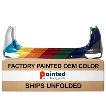 KIA SPORTAGE REAR BUMPER COVER PRIMED (W/SENSOR)**CAPA** OEM#86611D9100 2017-2019 PL#KI1100207C