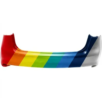 KIA FORTE SEDAN REAR BUMPER COVER PRIMED (WO/SENSOR)**CAPA** OEM#86611B0000 2017-2018 PL#KI1100208C