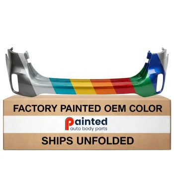 KIA SORENTO  REAR BUMPER COVER PRIMED (WO/SENSOR) **CAPA** OEM#866111U500 2014-2015 PL#KI1114100C