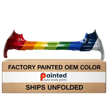 KIA SOUL  REAR BUMPER COVER PRIMED (WO/BLIND SPOT DETECTION)( !/SX) **CAPA** OEM#86611B2800 2017-2019 PL#KI1114107C