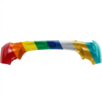 KIA SOUL  REAR BUMPER COVER PRIMED (W/BLIND SPOT DETECTION)(+/EX)**CAPA** OEM#86610B2520 2017-2019 PL#KI1114108C