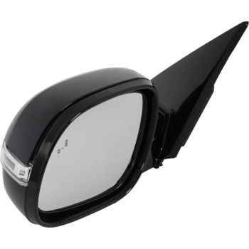 KIA SOUL DOOR MIRROR LEFT (Driver Side) PWR/HTD/SIGNAL/P-FOLD/BSD (GLOSS BASE) OEM#87610B2440 2017-2019 PL#KI1320216