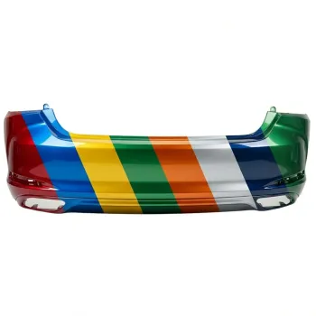 LEXUS ES 250/350  REAR BUMPER COVER PRM/TXT (WO/SENSOR)(WO/F SPORT)(NORTH AMERICA)(ES350) OEM#521590X922 2019-2024 PL#LX1100208