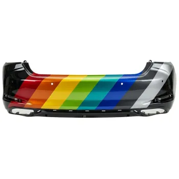 LEXUS ES 250/350  REAR BUMPER COVER PRM/TXT (W/SENSOR)(W/F SPORT)(NORTH AMERICA)(ES350) **CAPA** OEM#521590X925 2019-2024 PL#LX1100211C