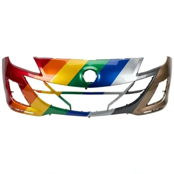 MAZDA MAZDA3 FRONT BUMPER COVER PRIMED 2.0L (BAR TYPE FOG COVER) OEM#BCW850031JBB 2010 PL#MA1000223