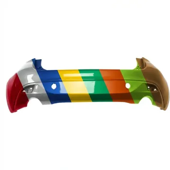 MAZDA MAZDA3 REAR BUMPER COVER PRM/TEXT-BLK (HATCHBACK) OEM#BJT650221ABB 2014-2016 PL#MA1100216