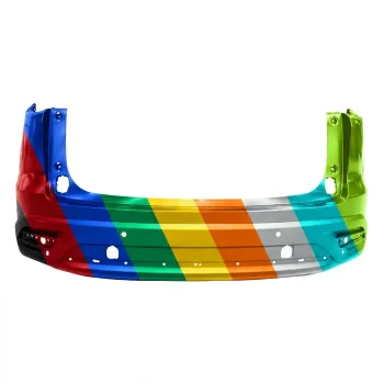 MAZDA CX-9  REAR BUMPER COVER PRIMED (W/SENSOR)(W/CHROME MLDG)(WO/HAND-FREE LIFTGATE) OEM#TK5150221DBB 2016-2023 PL#MA1100223