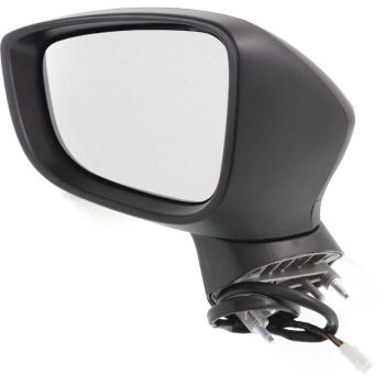 MAZDA MAZDA3 DOOR MIRROR LEFT (Driver Side) POWER/HEATED (W/SIGNAL)(WO/BLIND DET) OEM#BJE369181F-PFM 2014-2016 PL#MA1320180